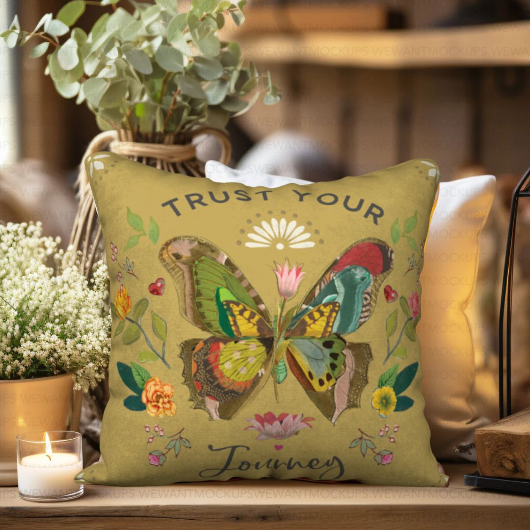 Trust Your Journey Velveteen Pillow Case