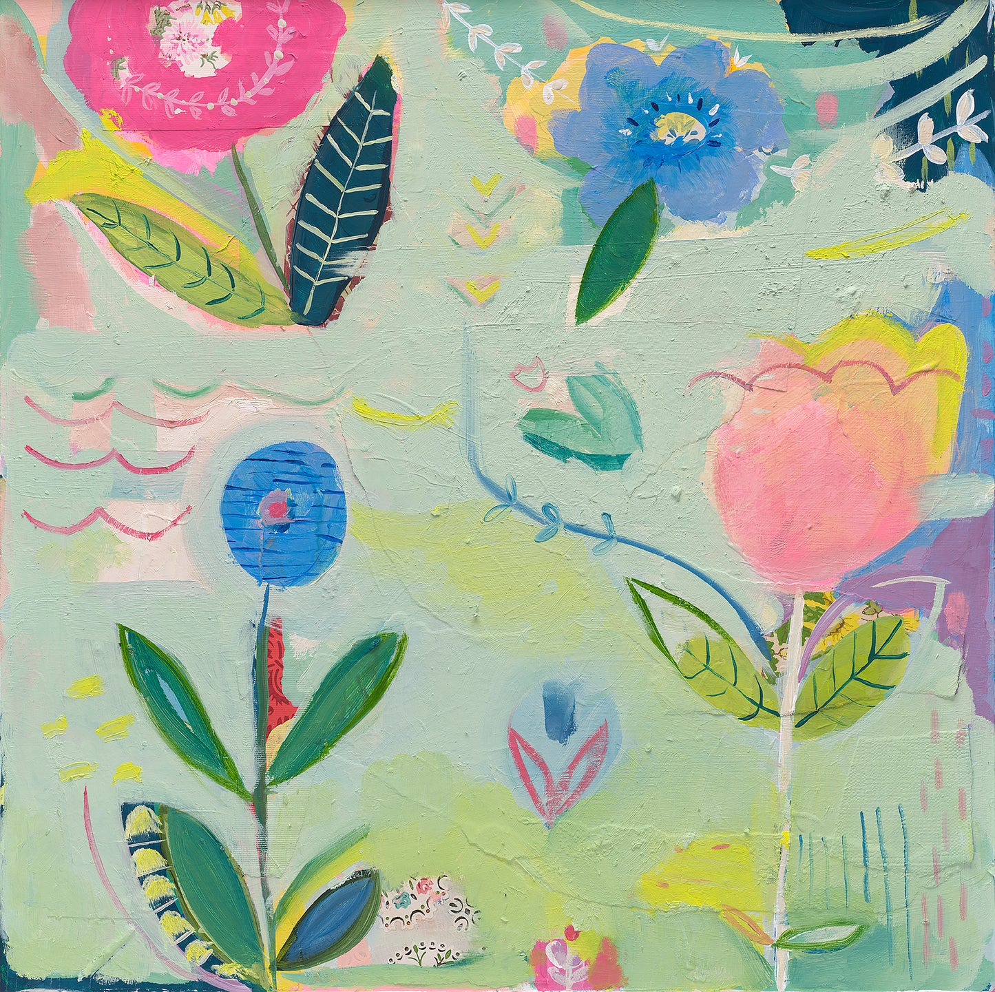 Drift & Bloom Original Painting