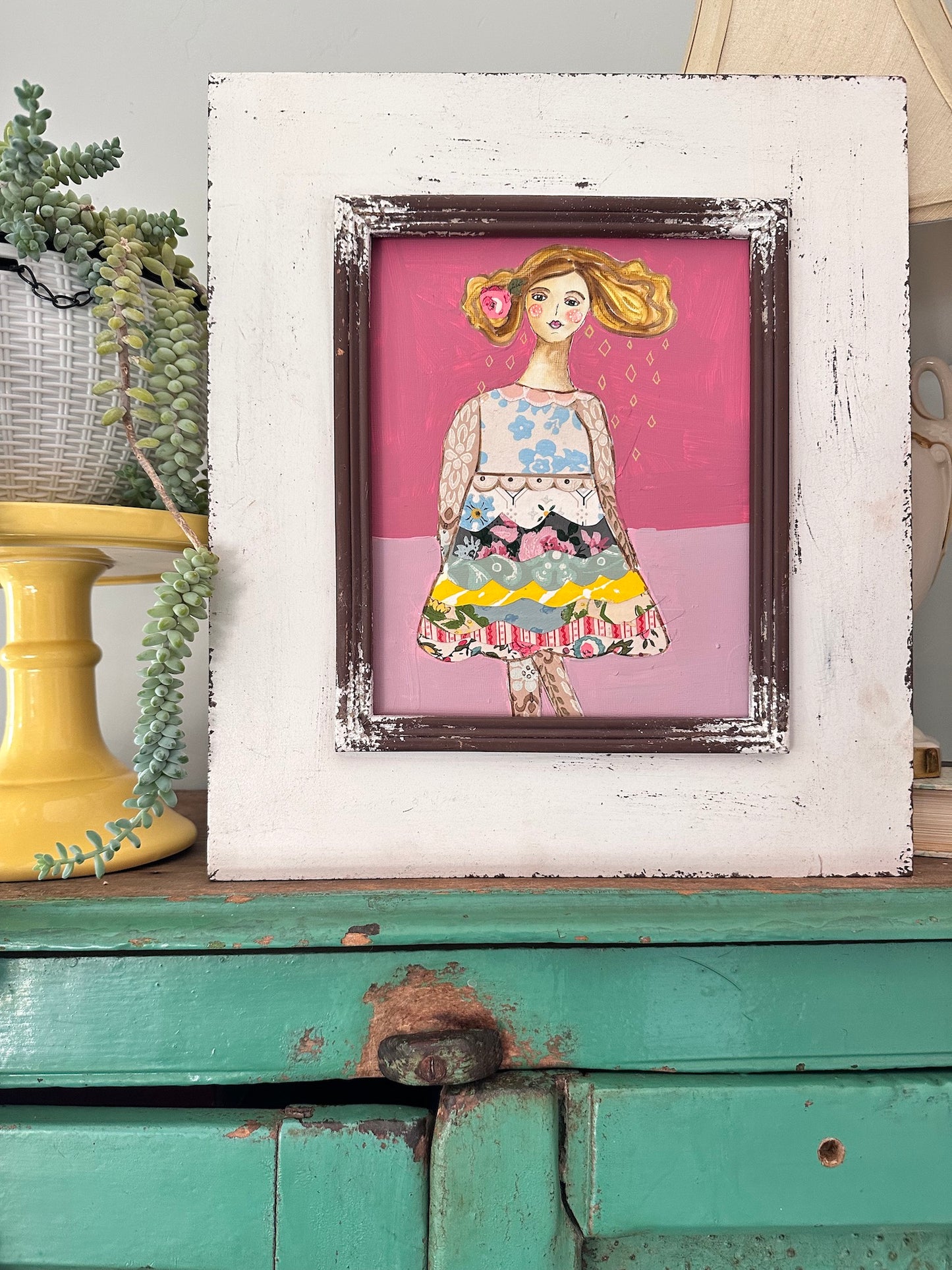 Sunshine & Stitches Original Painting