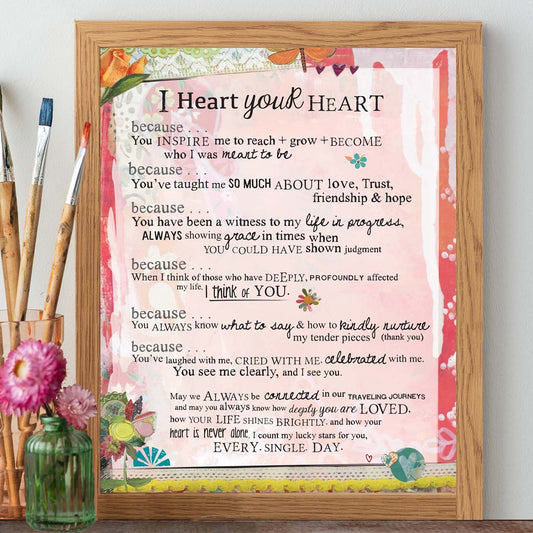 I Heart Your Heart Manifesto - Print