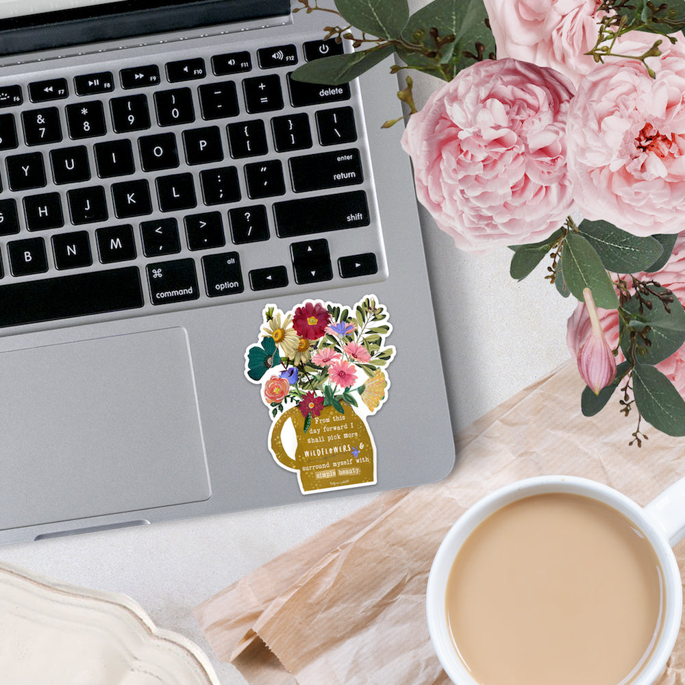 Pick More Wildflowers - Sticker
