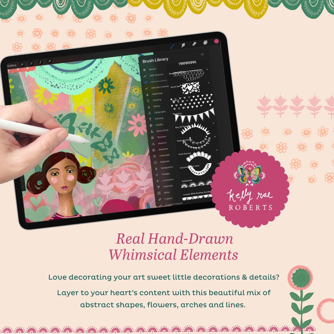 Procreate Brushes - Borders & Decorative