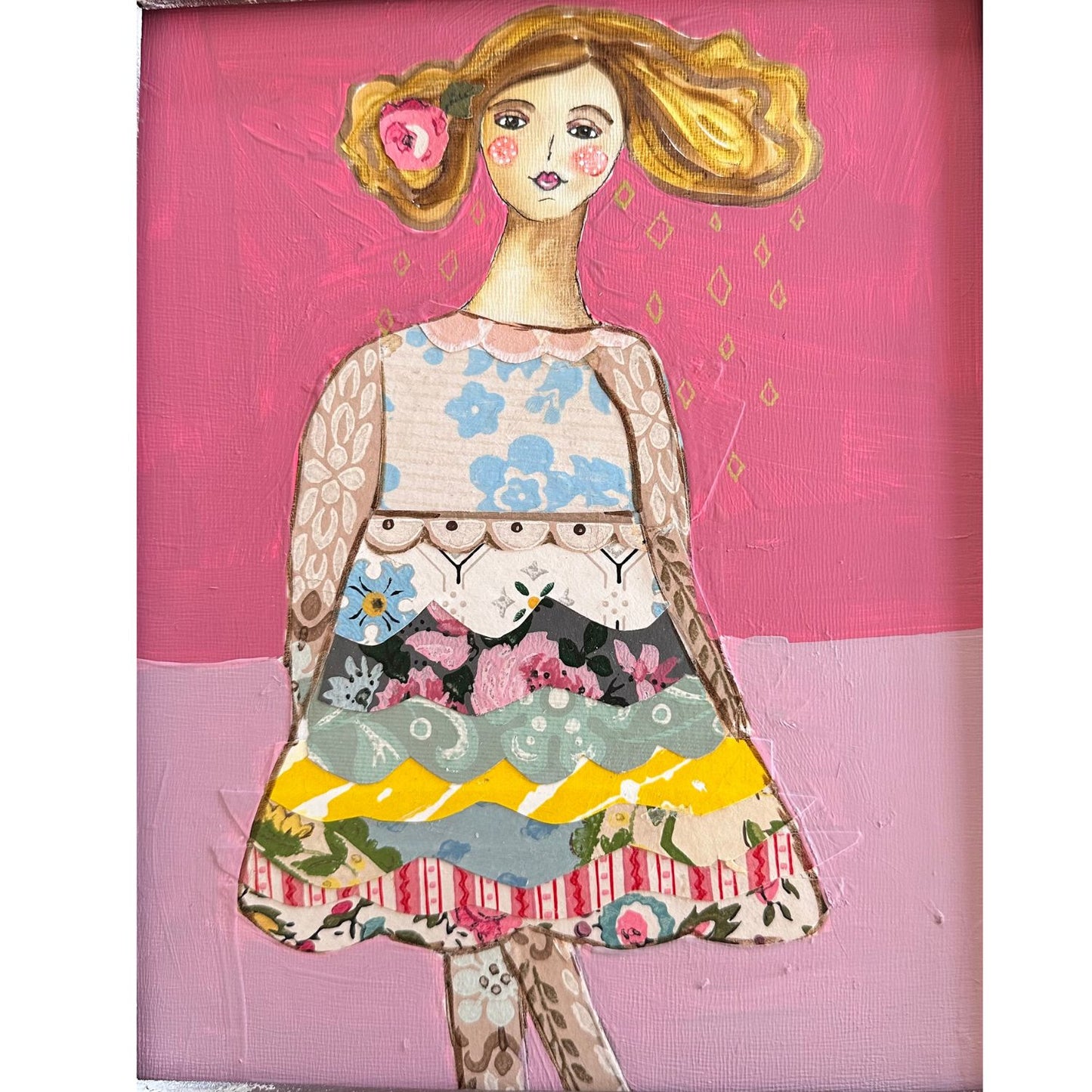 Sunshine & Stitches Original Painting