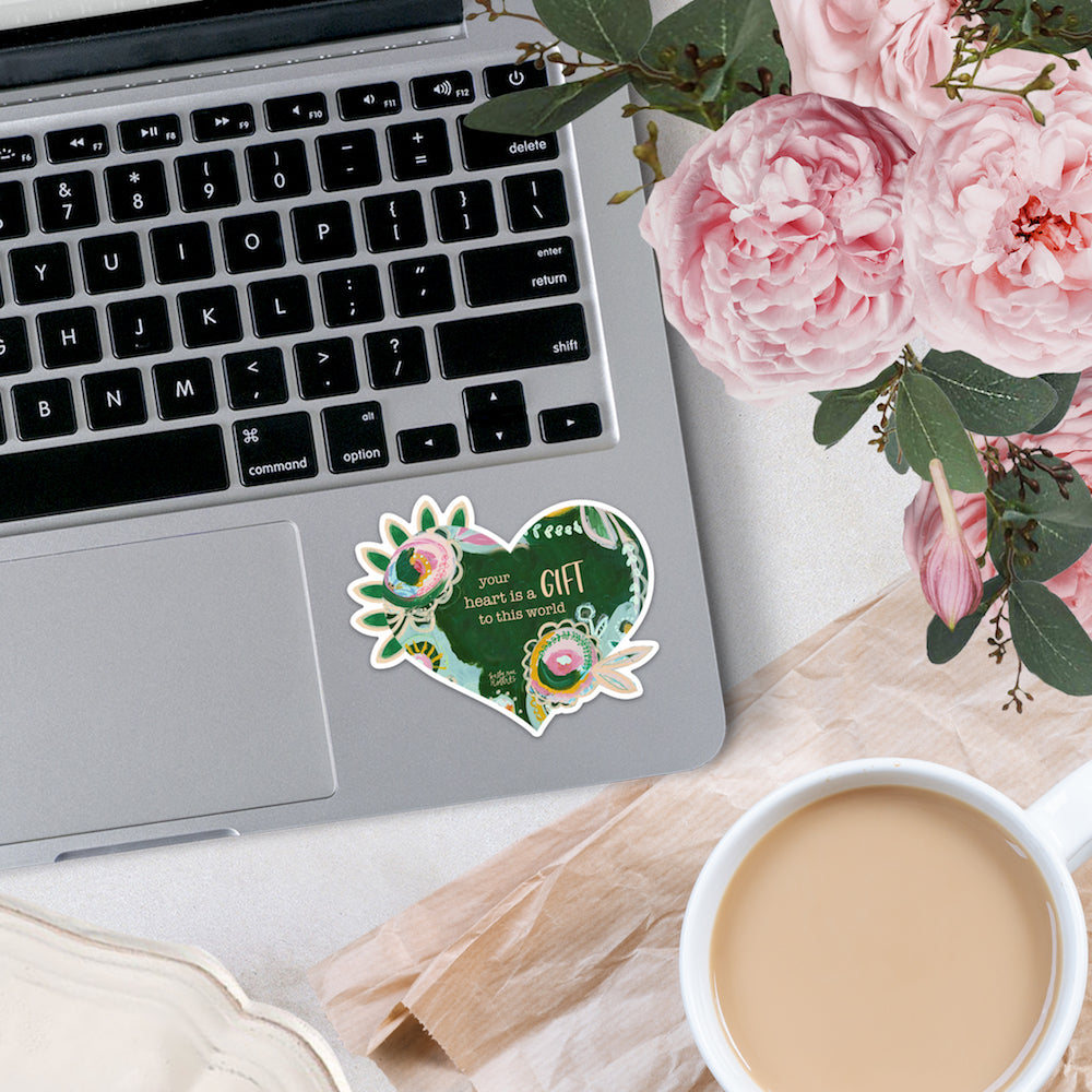 Your Heart Is A Gift - Sticker