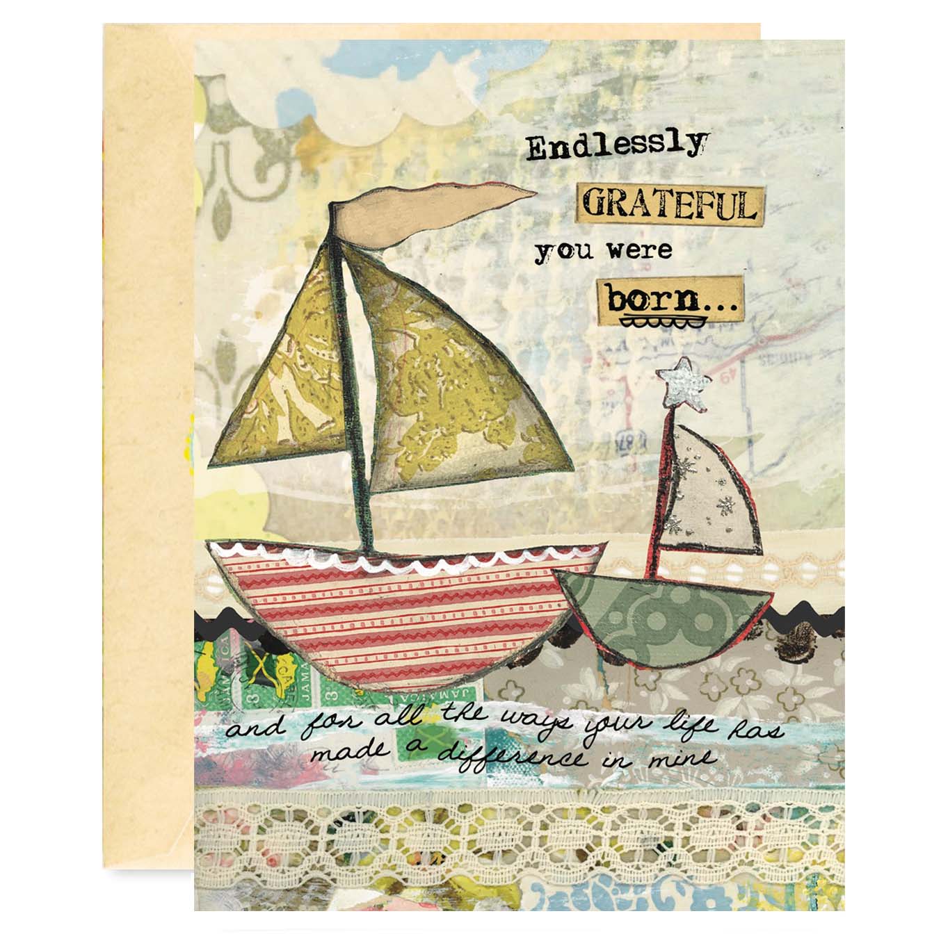 Endlessly Grateful You Were Born 5x7 Card