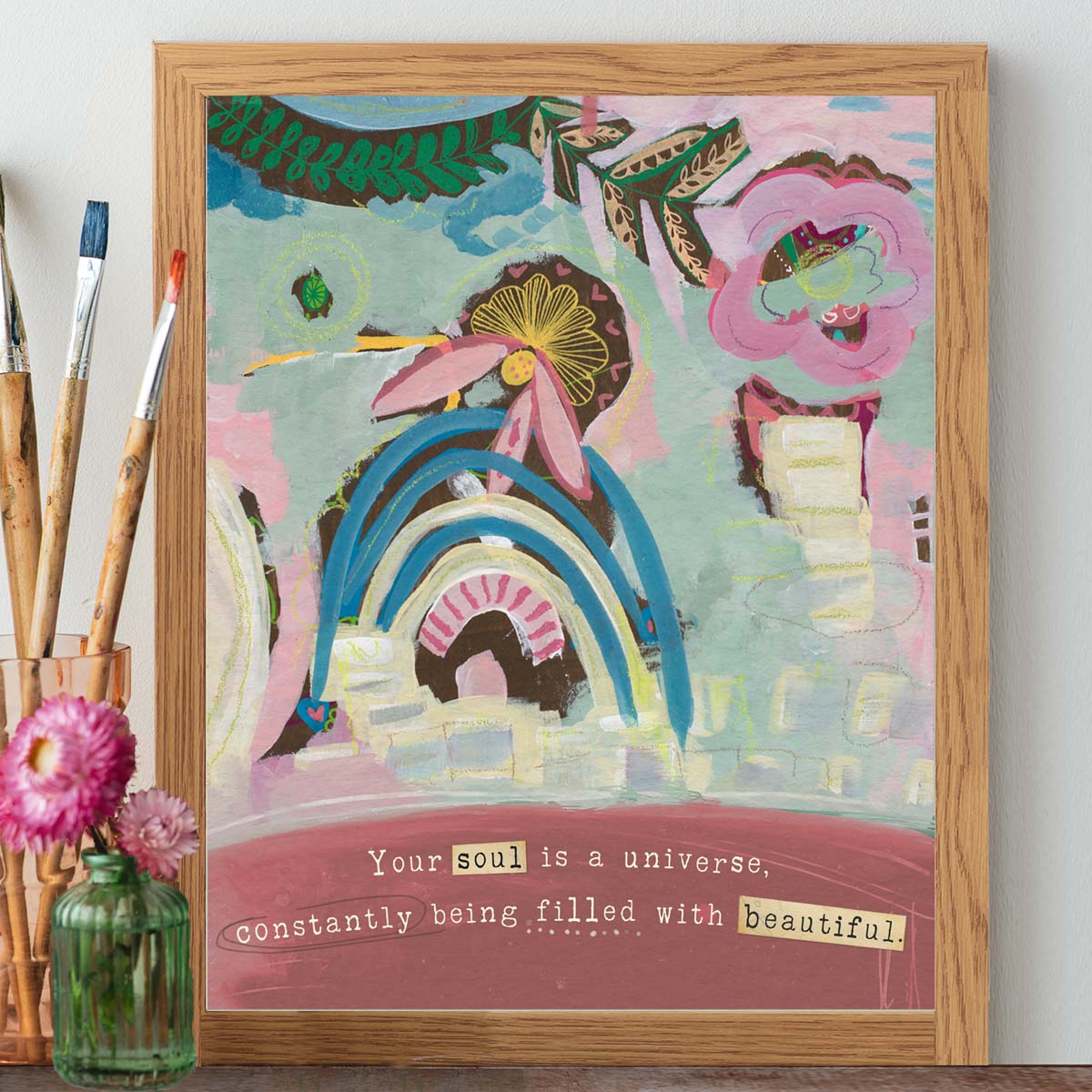 Filled With Beautiful - Print