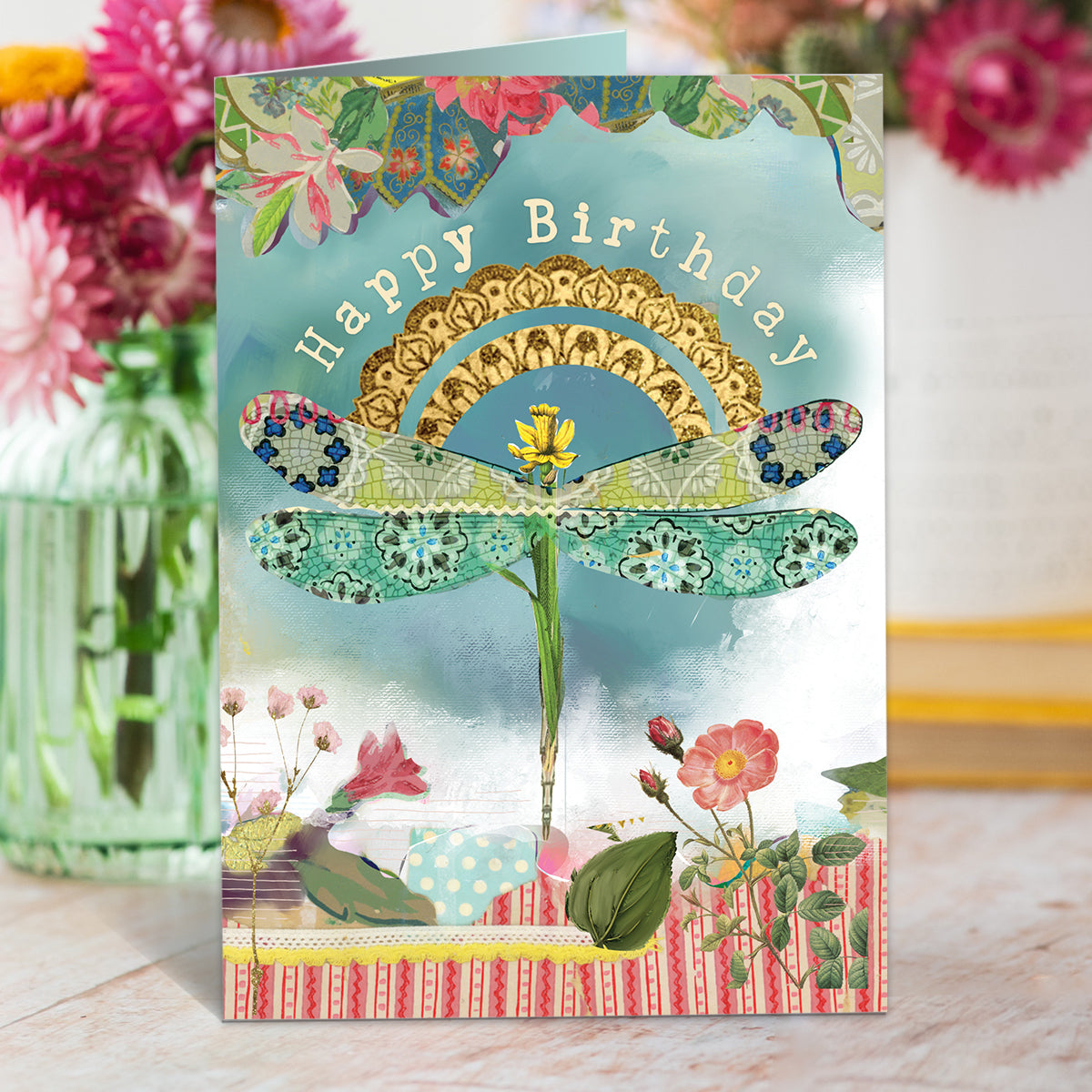 Dragonfly Birthday Card