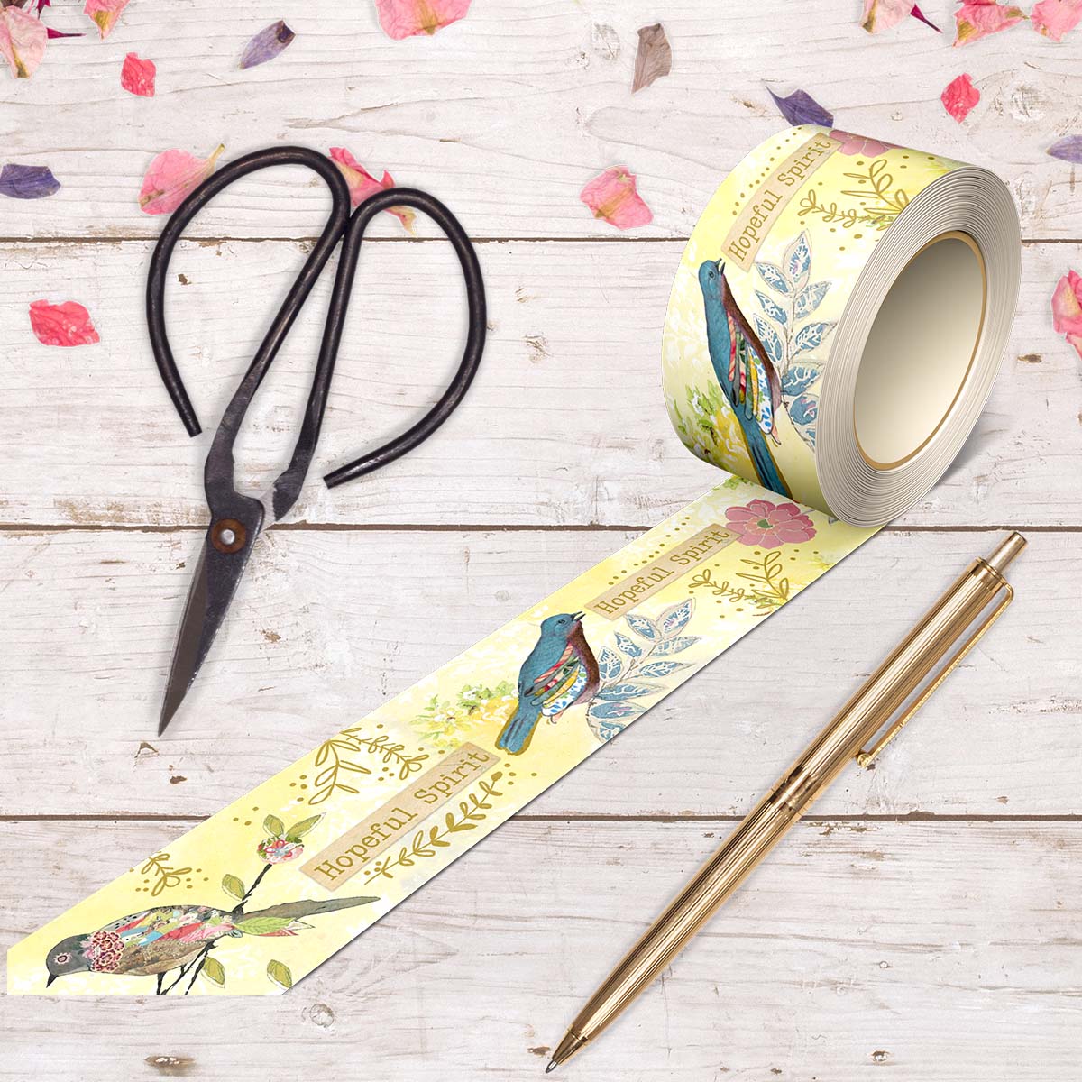 Hopeful Spirit – Gold Foil Washi Tape 30mm