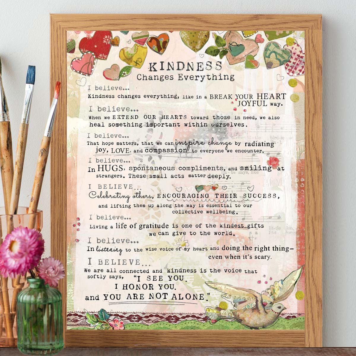 Kindness Changes Everything Manifesto - Print