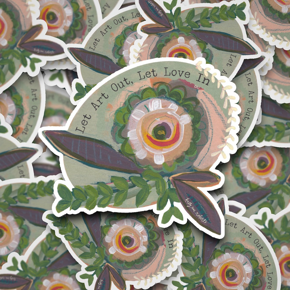 Let Art Out - Sticker
