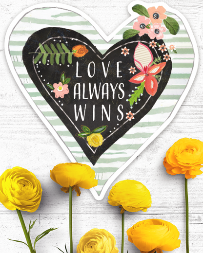 Love Always Wins - Sticker