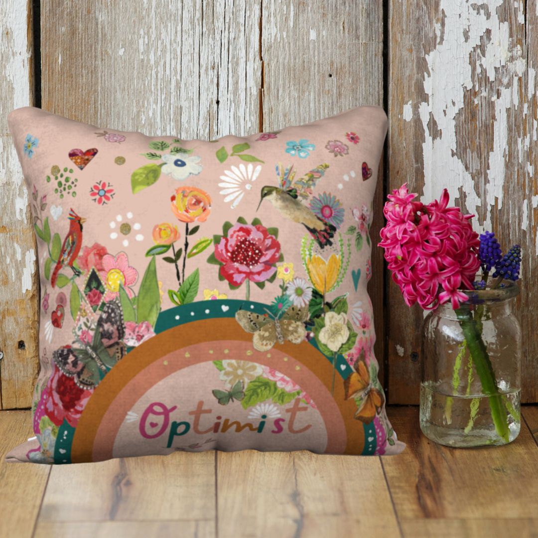The Optimist Velveteen Pillow Case