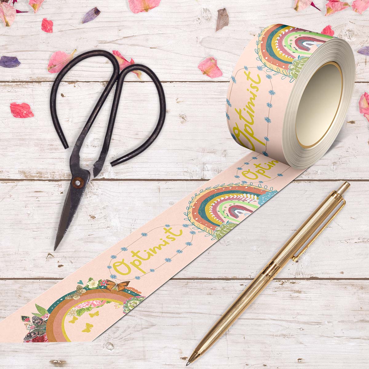 Optimist – Gold Foil Washi Tape 30mm