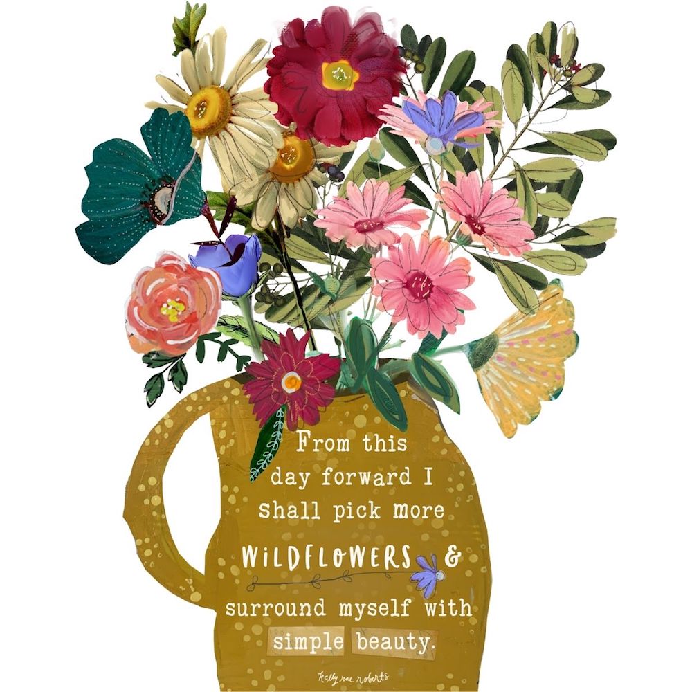 Pick More Wildflowers - Sticker