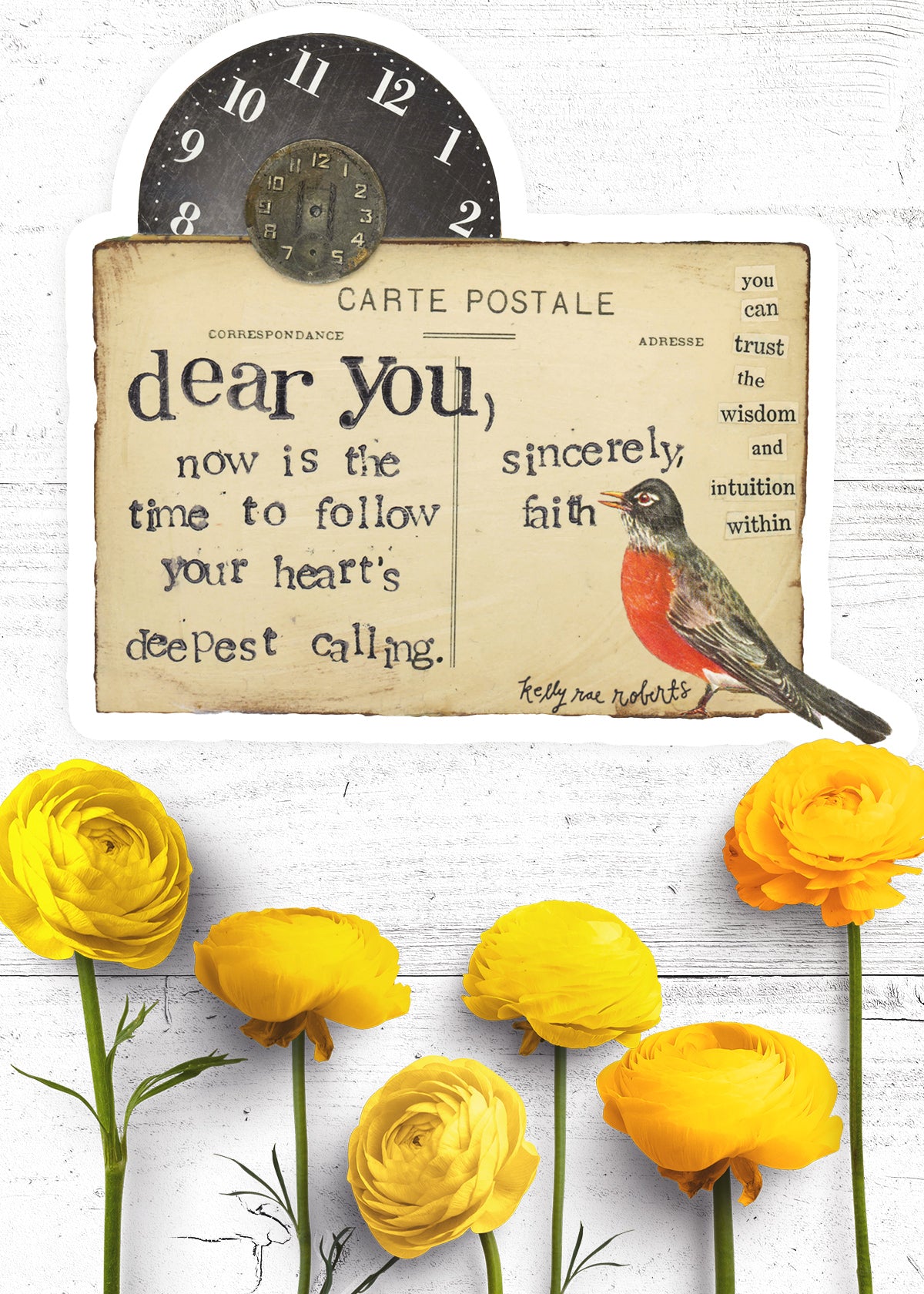 Sincerely, Faith - Sticker