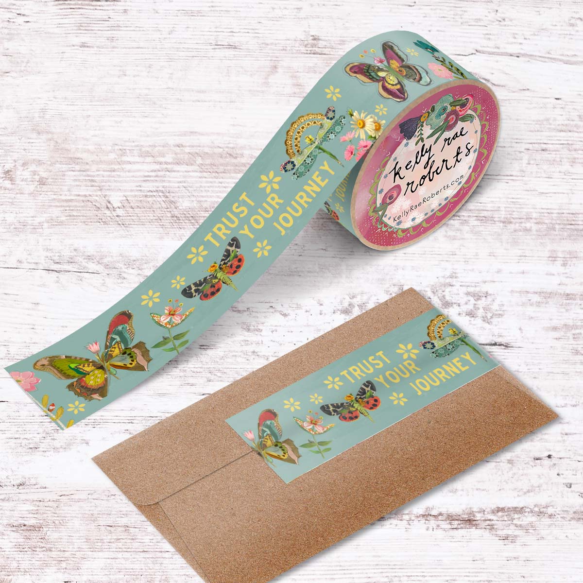 Trust Your Journey – Gold Foil Washi Tape 30mm