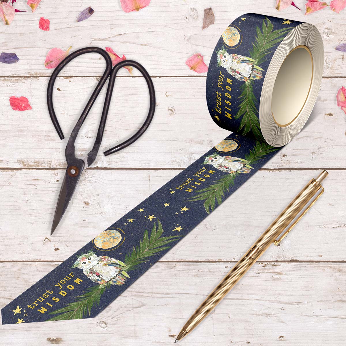 Trust Your Wisdom – Gold Foil Washi Tape 30mm