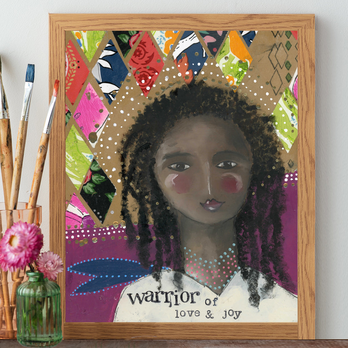 Warrior Of Love And Joy - Print