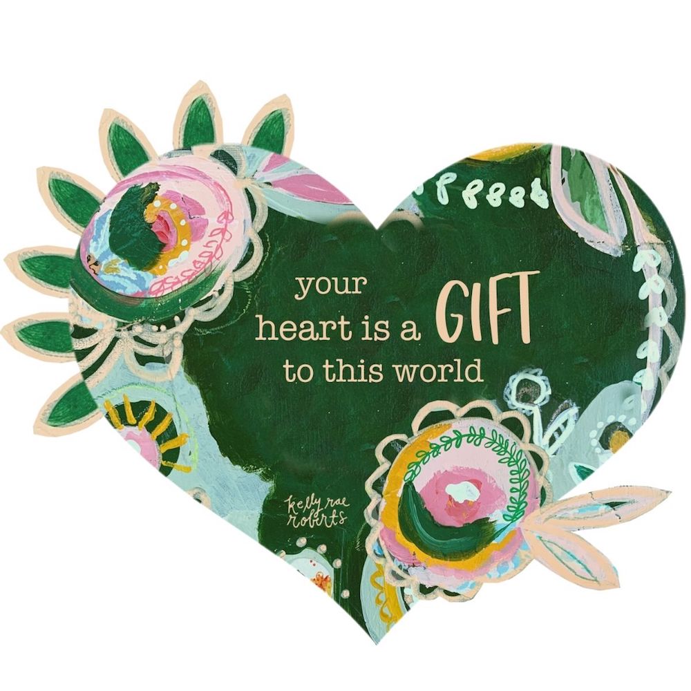 Your Heart Is A Gift - Sticker