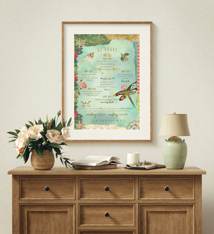 Be Brave Manifesto - Print