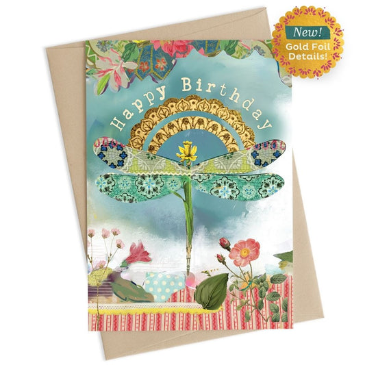 Dragonfly Birthday Card