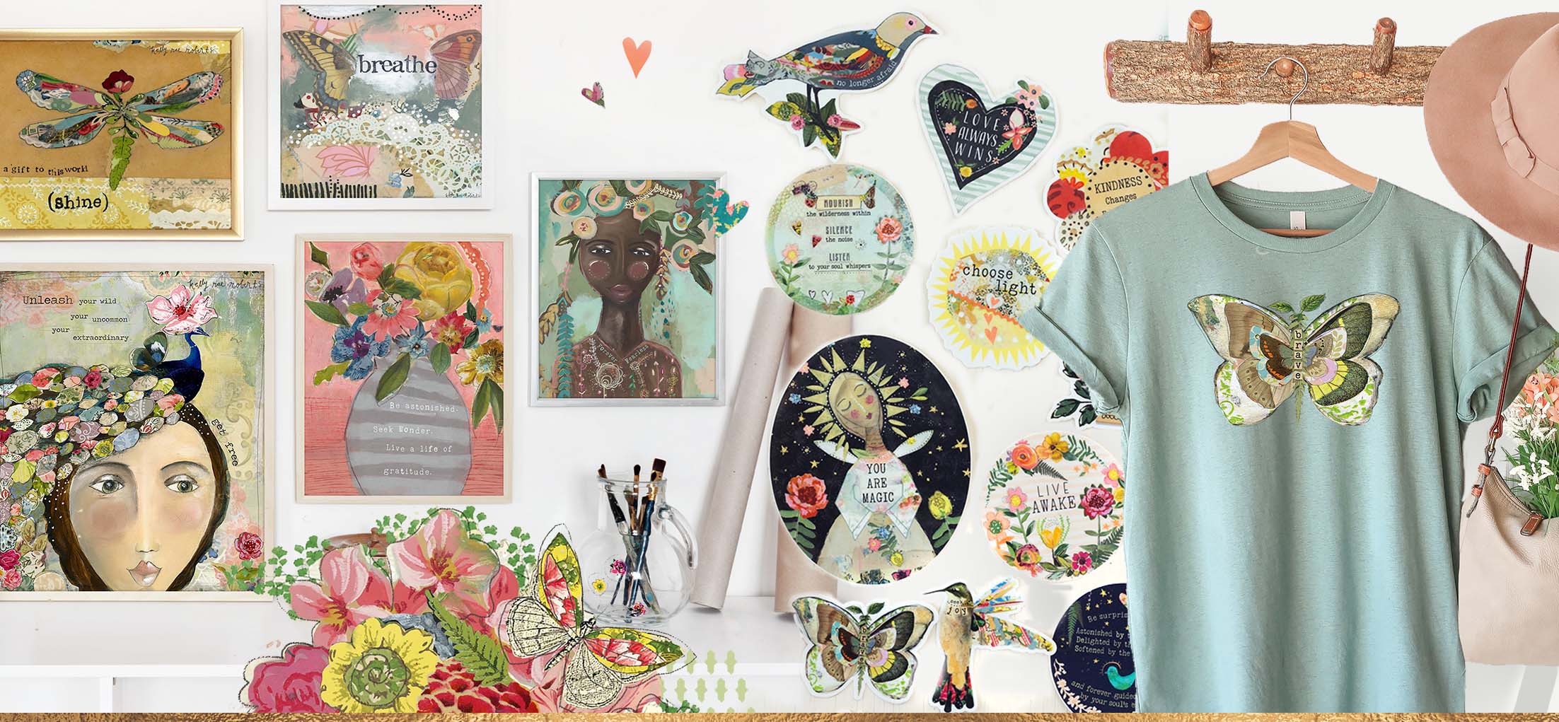 Shop Kelly Rae Roberts Products: Buy Stickers, Journals, Calendars