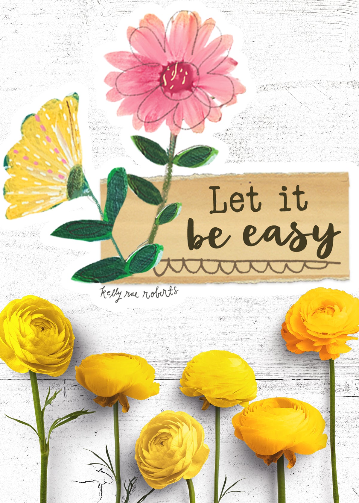 Let It Be Easy - Sticker