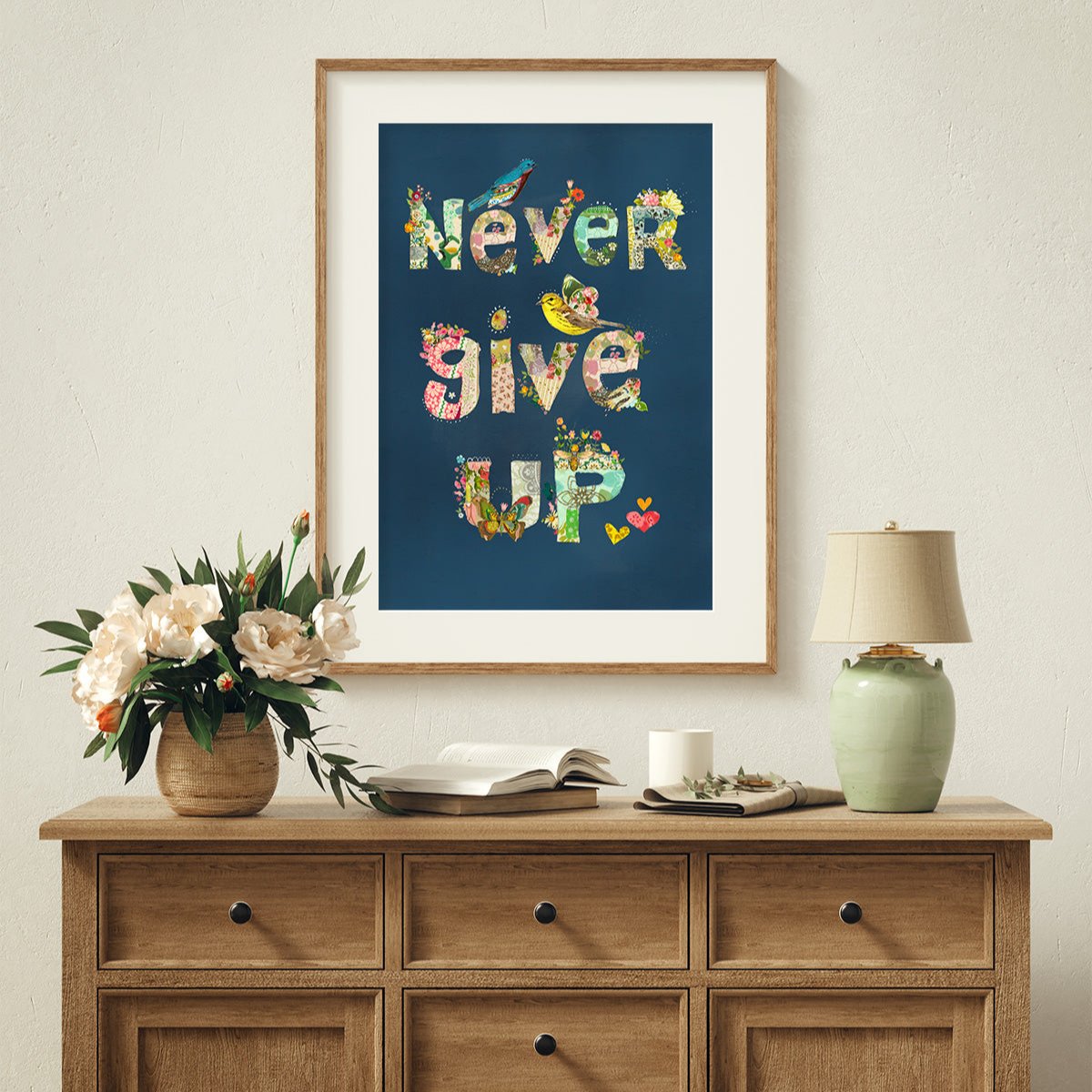 Never Give Up - Print