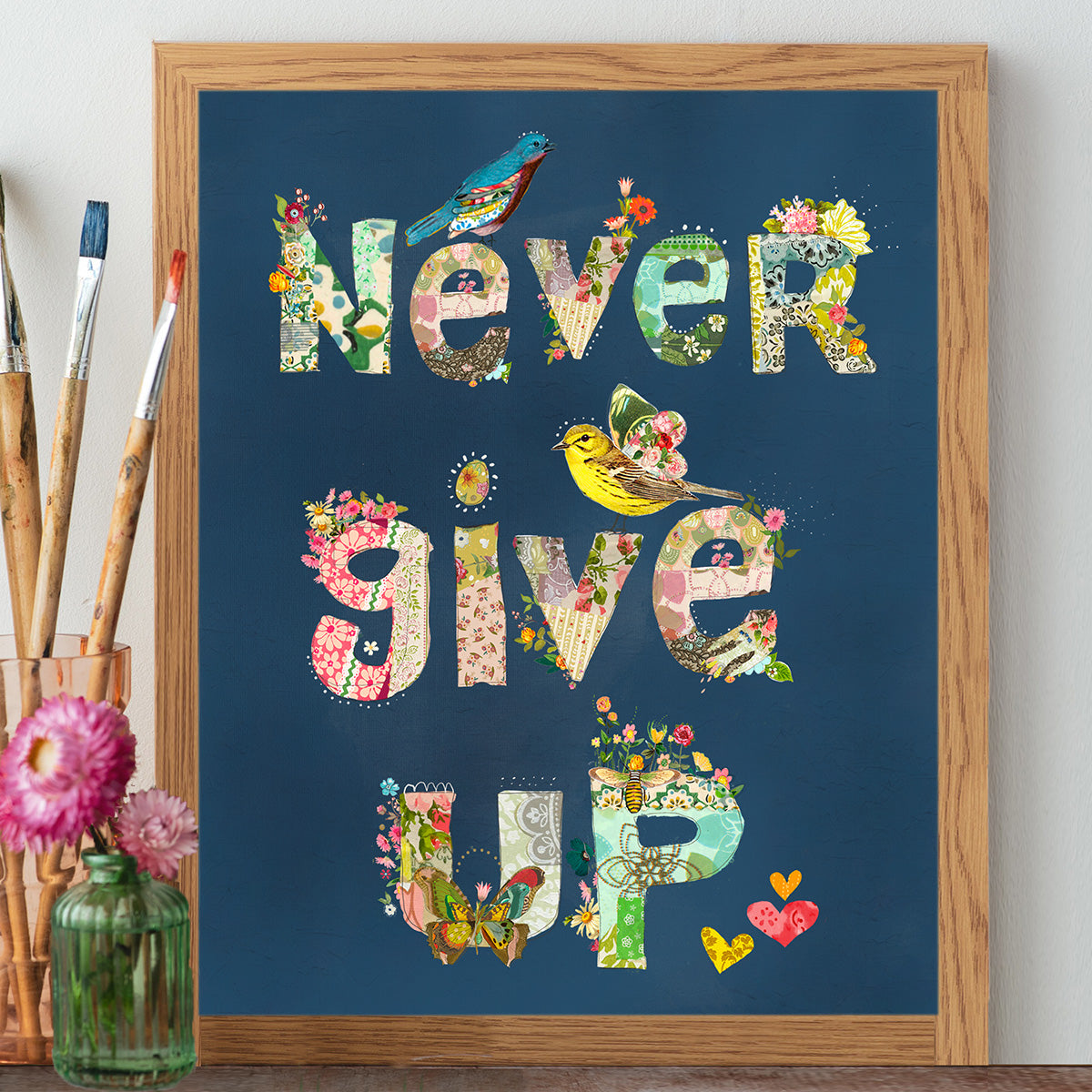 Never Give Up - Print