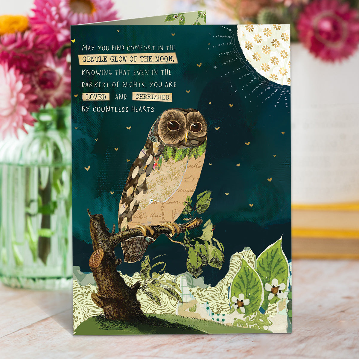 Owl & The Moon Encouragement Card