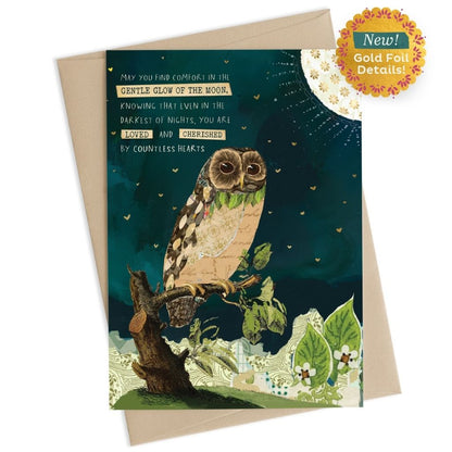 Owl & The Moon Encouragement Card