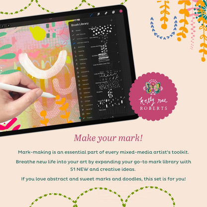 Procreate Brushes - Mark-Making & Doodle