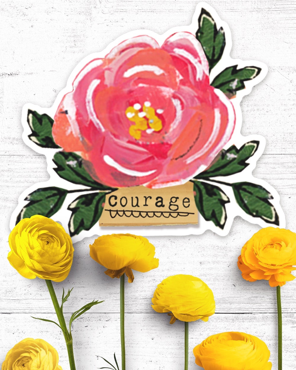 Courage - Sticker