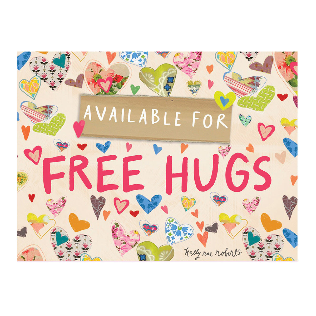 Free Hugs - Sticker by Kelly Rae Roberts