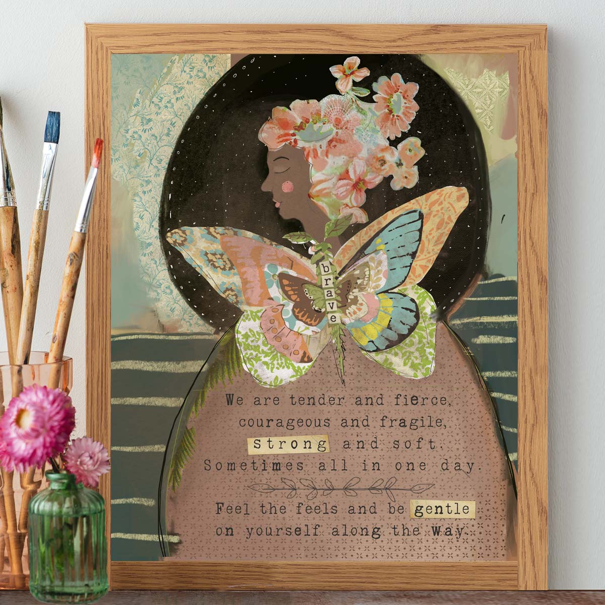 Artist Rae Roberts Gentle - Print – Kelly Rae Roberts