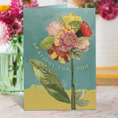Grateful For You 4x6 Card