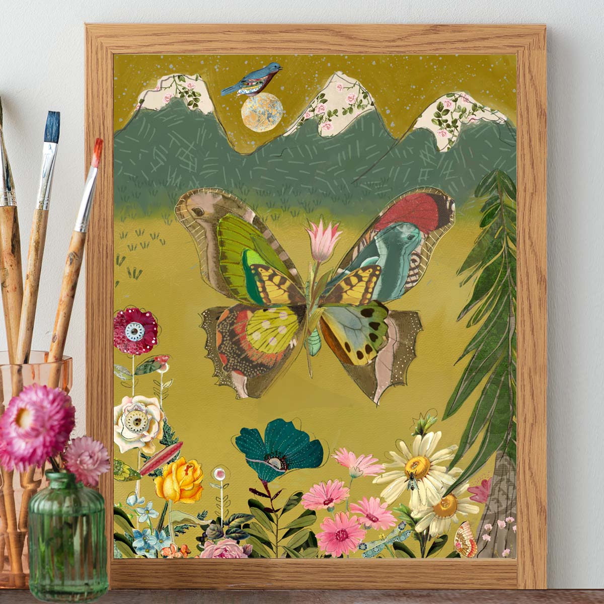 Artist Rae Roberts In The Wild - Print – Kelly Rae Roberts