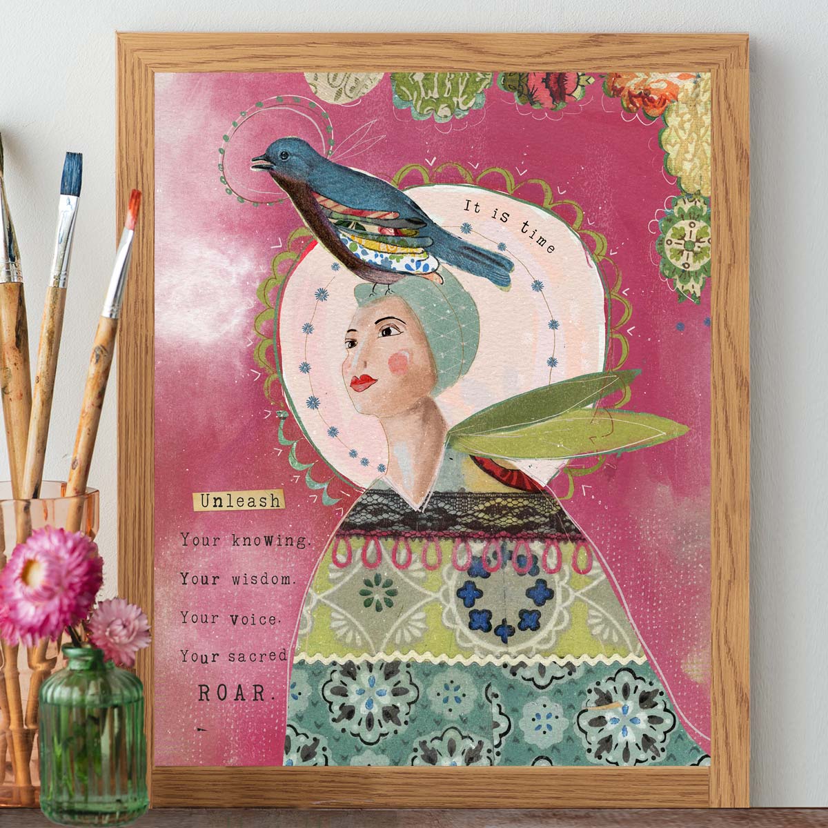 Artist Rae Roberts It Is Time - Print – Kelly Rae Roberts