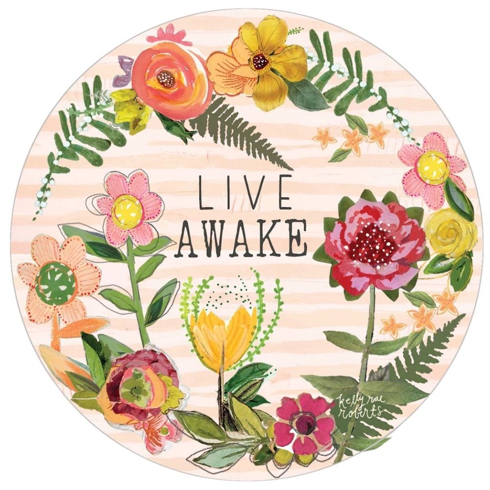 Live Awake - Sticker – Kelly Rae Roberts