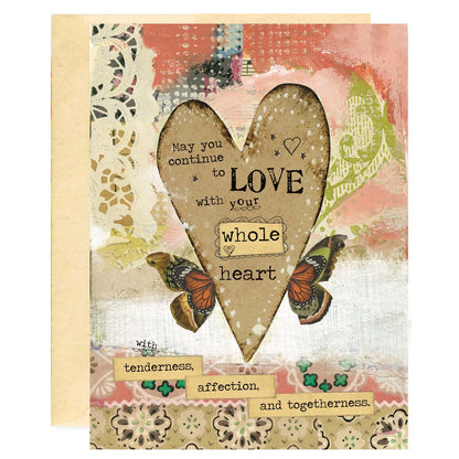 Love With Your Whole Heart 5x7 Card