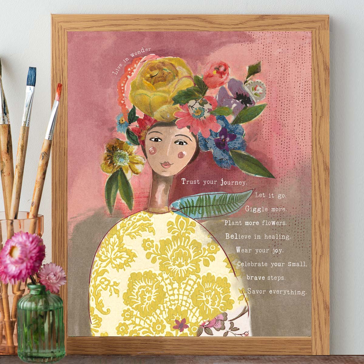 Kelly Rae More Flowers - Print – Kelly Rae Roberts