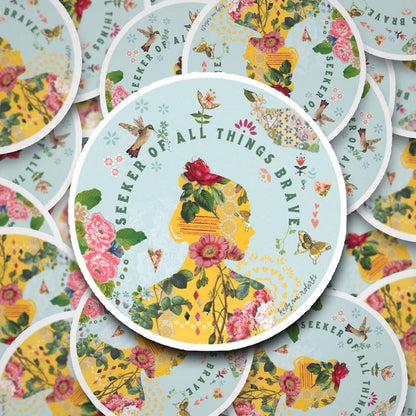 Seeker Of All Things Brave - Sticker
