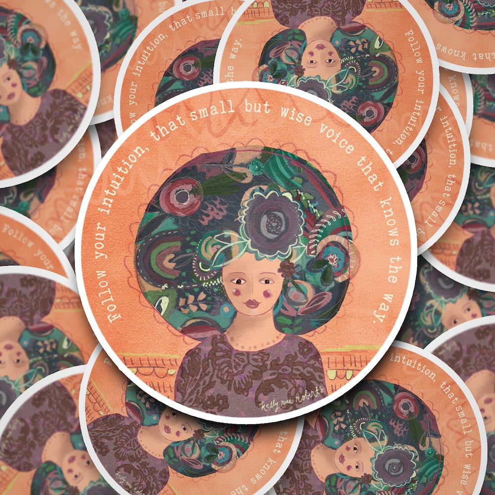 Follow Your Intuition - Sticker