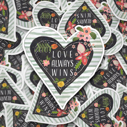 Love Always Wins - Sticker