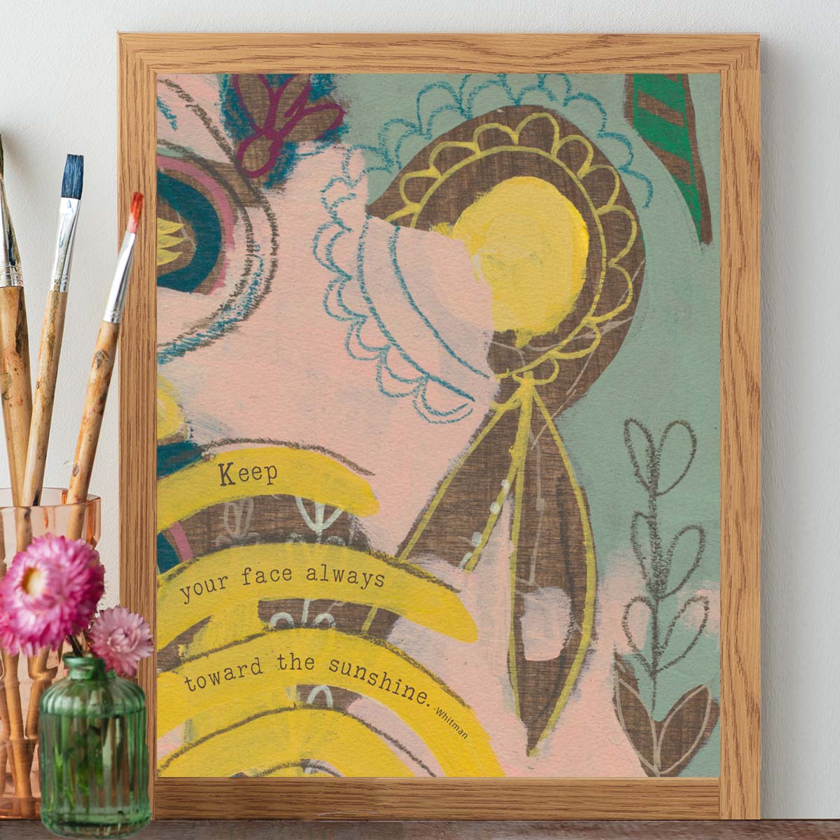 Kelly Rae Toward The Sunshine - Print – Kelly Rae Roberts