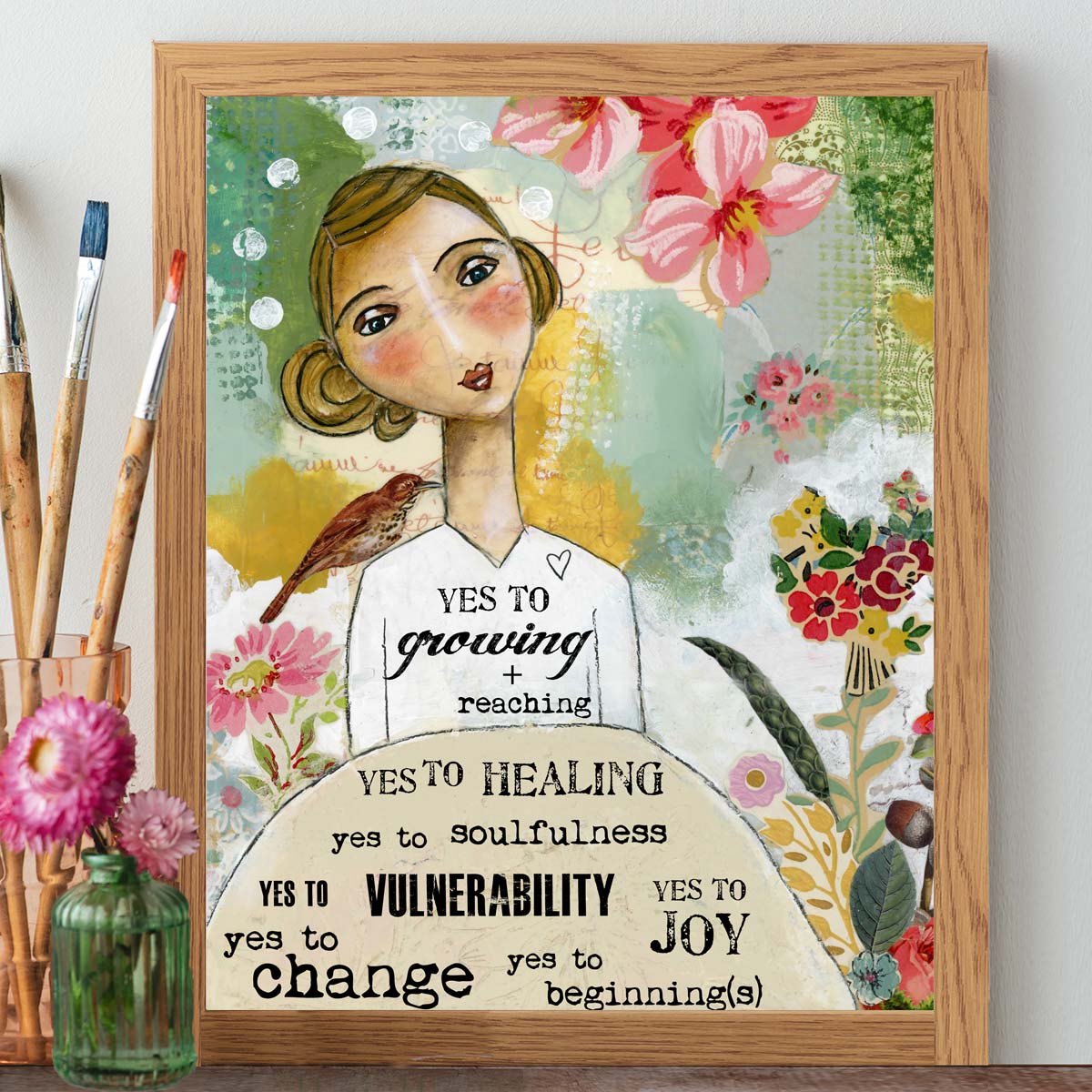 Yes To Growing - Print – Kelly Rae Roberts