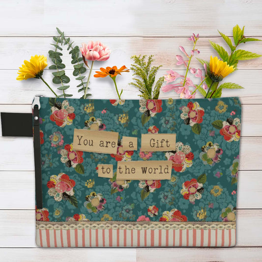 You Are A Gift - 10" Zipper Pouch